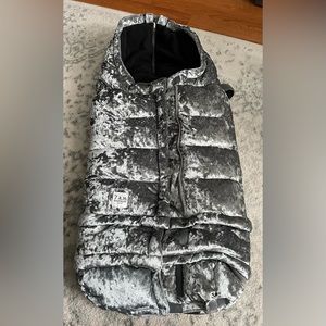 7AM Stroller Blanket - Grey Velour